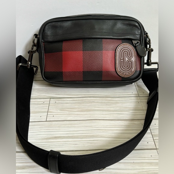 Coach Handbags - Coach Graham crossbody with buffalo plaid print